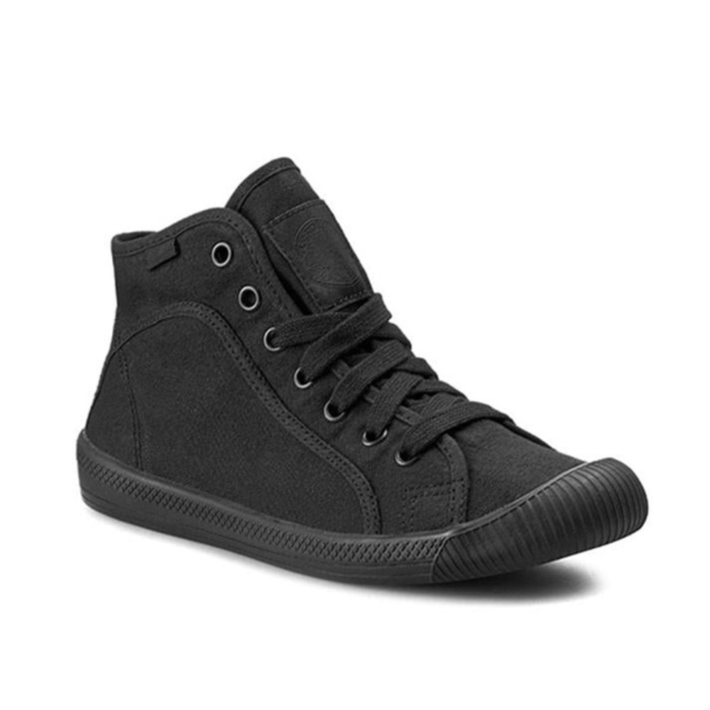 Palladium Black Flex Lace Mid High-Top women's size‎ 7